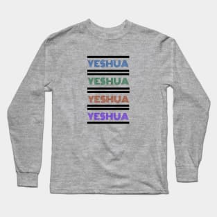 Yeshua | Christian Typography Long Sleeve T-Shirt